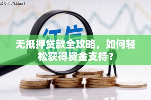 如皋无抵押贷款全攻略，如何轻松获得资金支持？