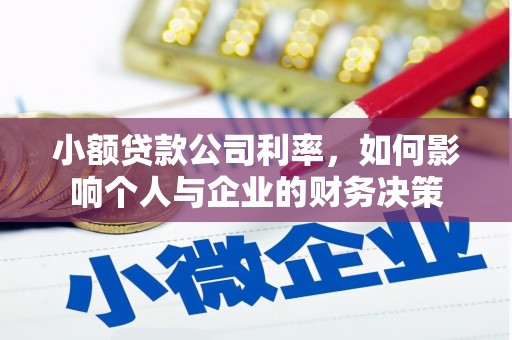 如皋小额贷款公司利率，如何影响个人与企业的财务决策