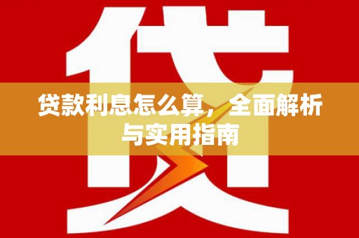 如皋贷款利息怎么算，全面解析与实用指南