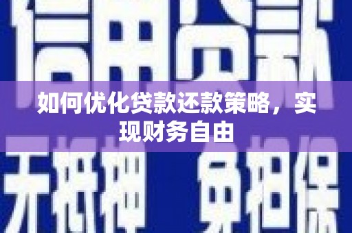 如皋如何优化贷款还款策略，实现财务自由