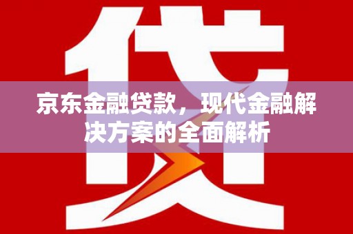 如皋京东金融贷款，现代金融解决方案的全面解析