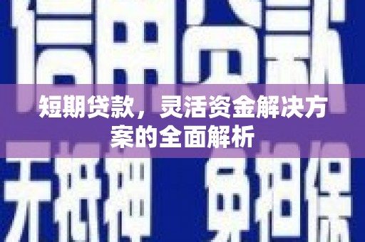 如皋短期贷款，灵活资金解决方案的全面解析