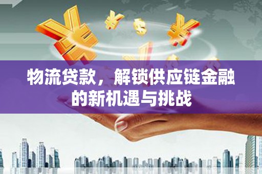 如皋物流贷款，解锁供应链金融的新机遇与挑战