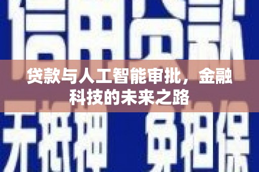 如皋贷款与人工智能审批，金融科技的未来之路