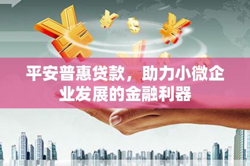 如皋平安普惠贷款，助力小微企业发展的金融利器