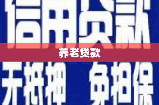 如皋养老贷款