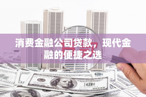如皋消费金融公司贷款，现代金融的便捷之选